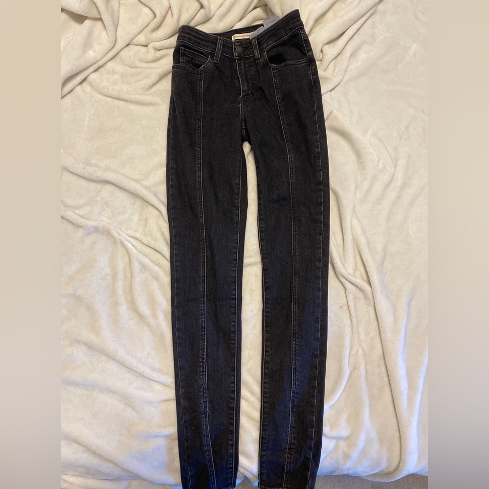 Levi block high rise jeans